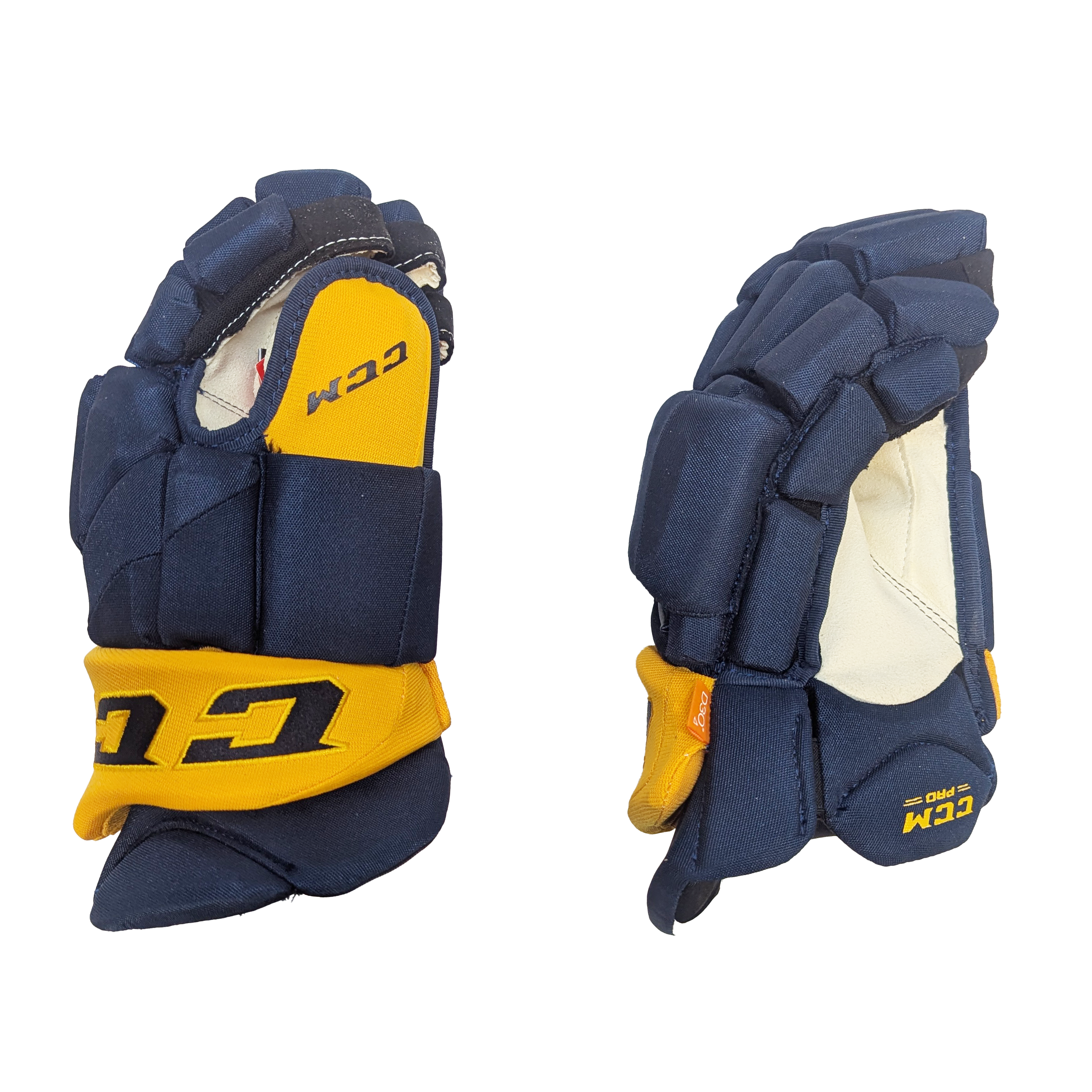 CCM HGJSPP - Gant NHL Pro Stock - Michael McCarron (bleu marine/jaune)